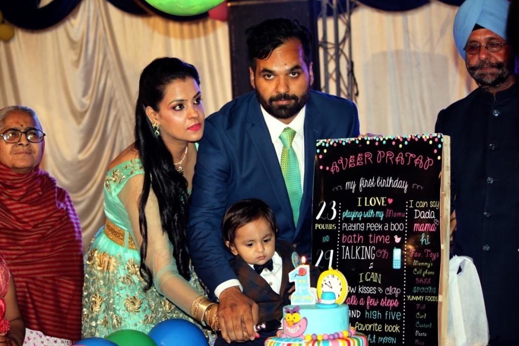 Aveer Pratap’s 1st Birthday Celebrations