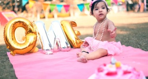 SAANVI | Photoshoot on her first Birthday | Baby shoot Chandigarh