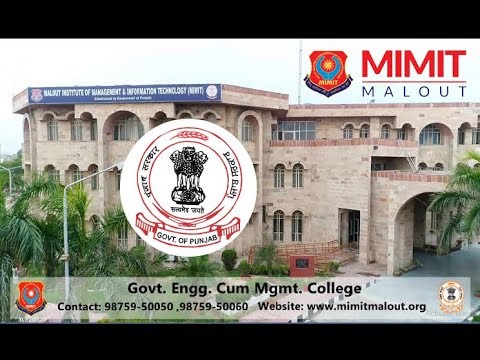 MIMIT MALOUT. Premier Institute of Government of Punjab
